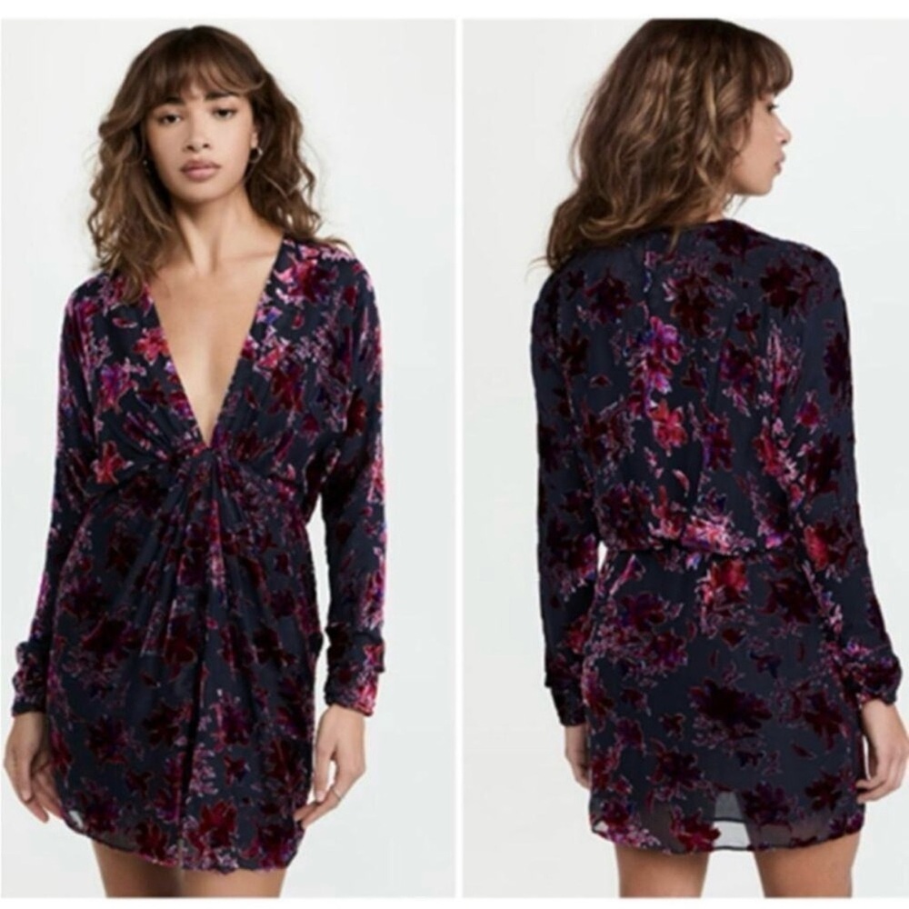 Rag & Bone Eloise Floral Velvet Dress NWT